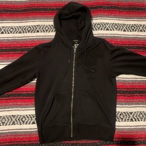 Black zip up Hoodie